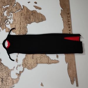 WINDSOR Reversible black and red bodycon dress size small